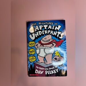 Two Scholastic Captain Underpants Comic Books